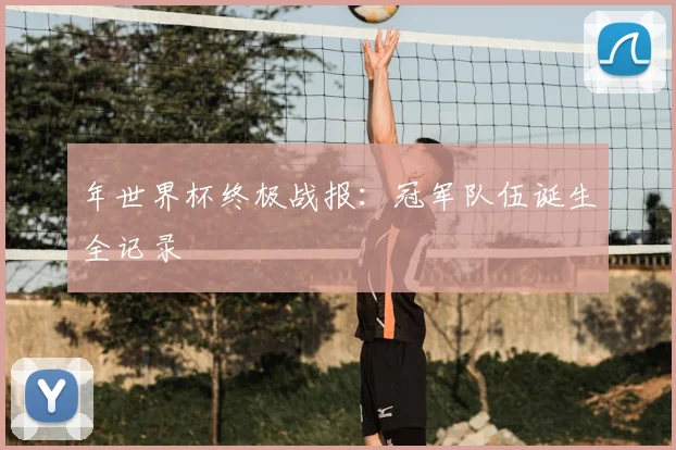 年世界杯终极战报:冠军队伍诞生全记录